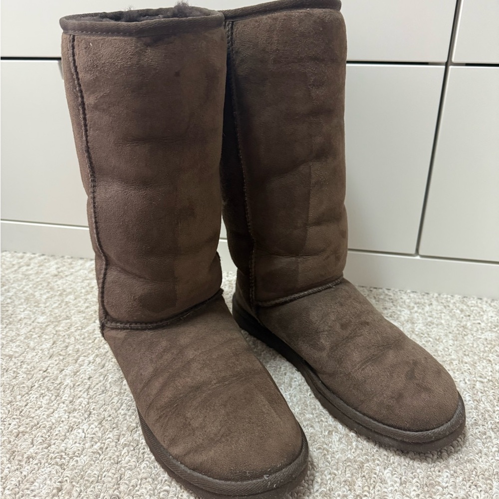 Authentic Classic Tall Chocolate Brown Uggs